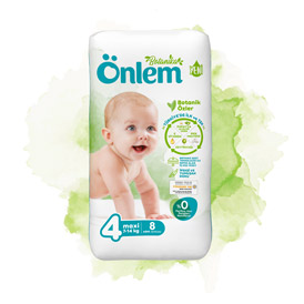 Önlem Botanika Bebek Bezi Deneme Paketi Maxi 8 Adet (7-14 kg)