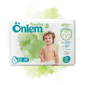 Önlem Botanika Bebek Bezi İkili Jumbo Paket Extra Large 30 Adet (16+ kg)