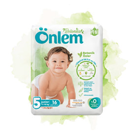 Önlem Botanika Bebek Bezi Jumbo Paket Junior 16 Adet (11-18 kg)