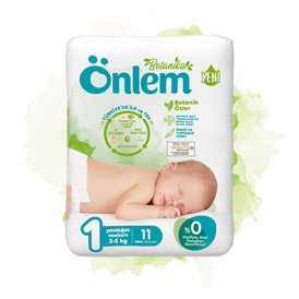 Önlem Botanika Bebek Bezi Deneme Paketi Yenidoğan 11 Adet (2 - 5 kg)
