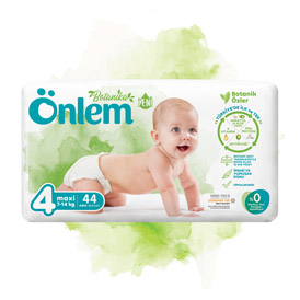 Önlem Botanika Bebek Bezi İkili Jumbo Paket Maxi 44 Adet (7-14 kg)