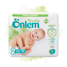 Önlem Botanika Bebek Bezi Fırsat Paketi Mini 3-6 Kg