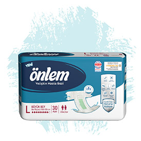 Önlem Large Yetişkin Hasta Bezi - 30 Adet