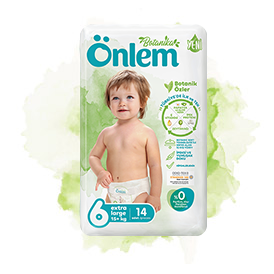 Önlem Botanika Bebek Bezi Jumbo Paket Extra Large 14 Adet (16+ kg)